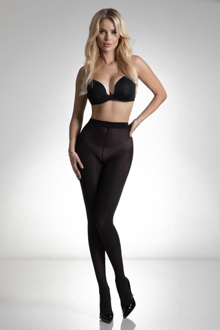 Amour Black Microfibre Tights 40 Denier | Semi Opaque Tights