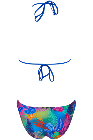 Antigel Blue Halterneck Swimsuit - L Avatar Des Iles