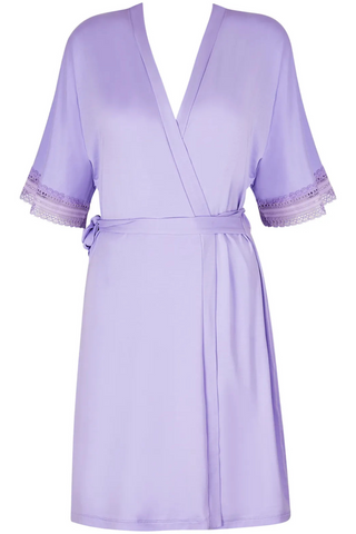 Antigel Simply Graphic Lilac Mid-Length Robe