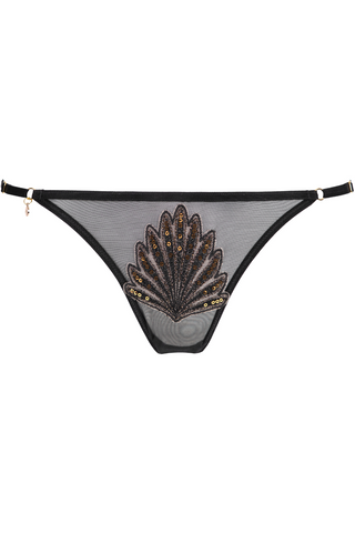 Atelier Amour Show Time Brief Black | Sheer Lingerie