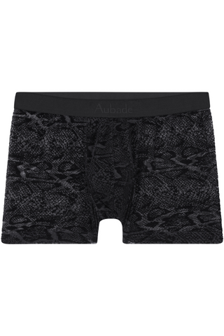 Aubade Homme Men's Black Python Boxer