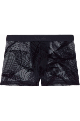 Aubade Homme Men's Waves Boxer Black