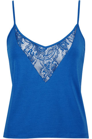 Aubade Blue Silk Blend Modal Camisole - French Nightwear