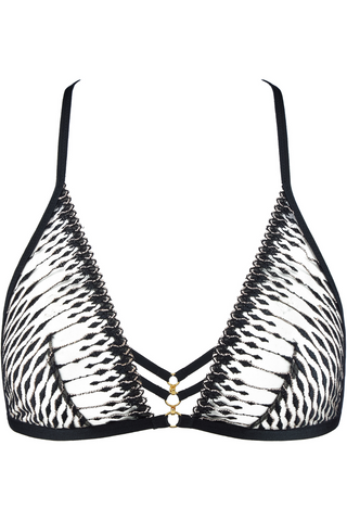 Voodoo Kiss Triangle Bra Millenium Black