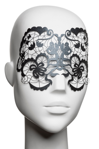 Bijoux Indiscrets Anna Vinyl Mask Black