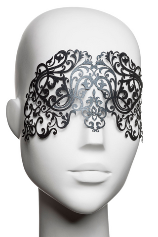 Bijoux Indiscrets Dalila Vinyl Mask Black