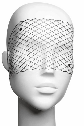 Bijoux Indiscrets Louise Vinyl Mask Black