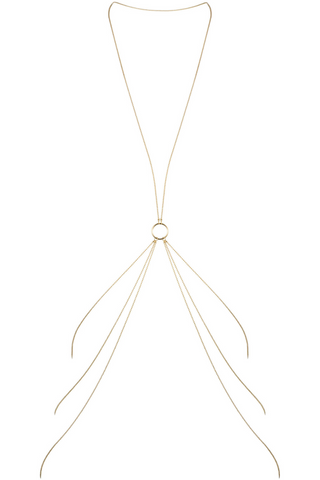 Bijoux Indiscrets Magnifique 8 Body Chain Gold