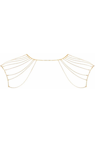 Bijoux Indiscrets Magnifique Shoulders and Back Chain Gold