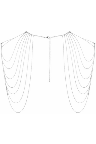 Bijoux Indiscrets Magnifique Shoulders and Back Chain Silver