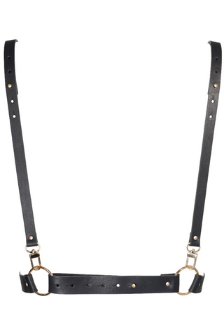 Bijoux Indiscrets Maze Vegan Leather X Harness Black