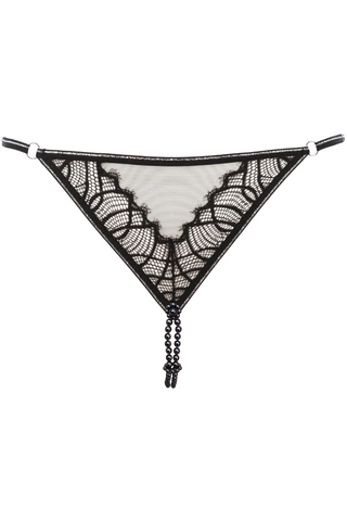 Bracli Manhattan G-String Black - Sheer Knickers