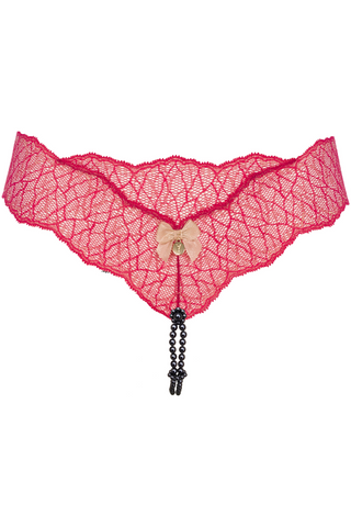 Bracli Sydney Dark Double Pearl Thong Red