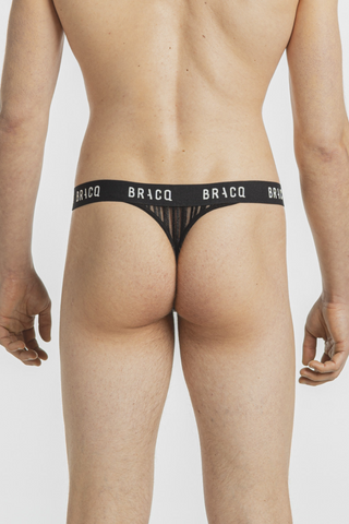 Bracq Amber Men's Thong Black