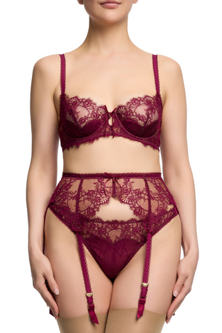 Dita Von Teese Zsa Zsa Suspender Mulberry