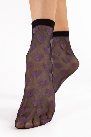 FiORE Beso Heart Socks 20 Denier - Naughty Knickers