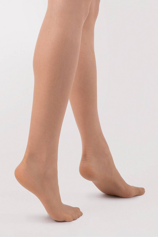 FiORE Sensual Ouvert Crotchless Tights Nude 20 Denier