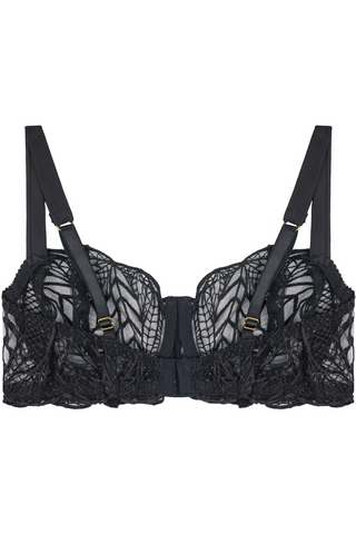 Fleur of England Roxy Balcony Bra Black