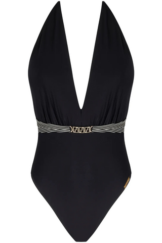 Black Halterneck Swimsuit Lise Charmel Horizon Boreal 