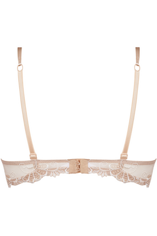 Lise Charmel Dressing Floral Demi Cup Bra Beige