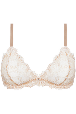 Lise Charmel Dressing Floral Wireless Triangle Bra Ambre Nacre