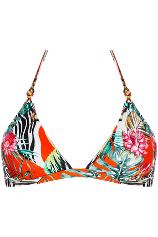 Lise Charmel Tropical Print Triangle Bikini Top - Echappée Libre