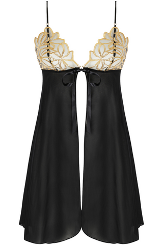 Lise Charmel Eclats d’or Babydoll Black & Gold