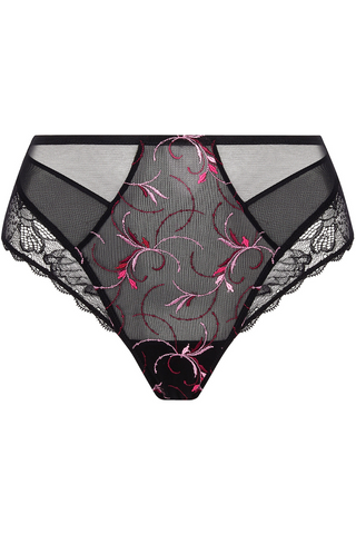 Lise Charmel Floraison Passion High Waist Brief Black