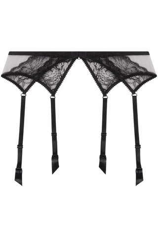 Lise Charmel Floraison Passion Suspender Belt Black