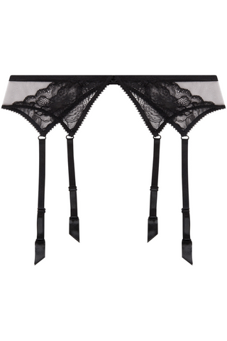 Lise Charmel Floraison Passion Suspender Belt Black