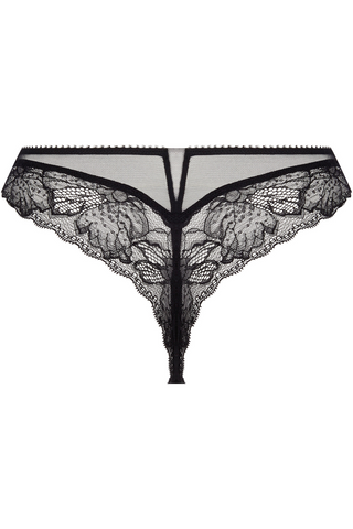 Lise Charmel Floraison Passion Thong Black