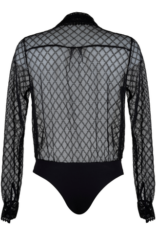 Louisa Bracq Paco Blouse Bodysuit Black