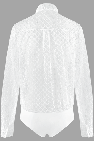 Louisa Bracq Paco Blouse Bodysuit White