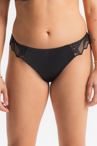 Louisa Bracq Superstar Tanga Black