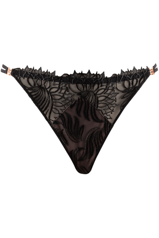 Louisa Bracq Swan Mini Thong Black