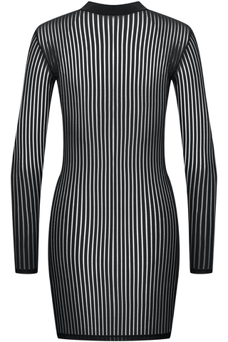 Maison Close Bande à Part Long Sleeve Mini Dress Black