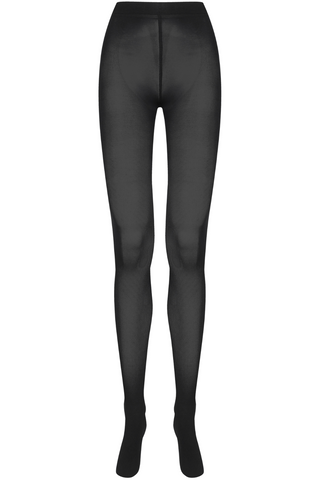 Maison Close Black Opaque Infinite Line Tights 60 Denier