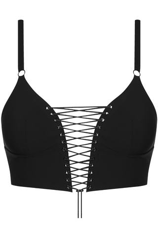 Maison Close Black Triangle Bra - Nuit Infinie