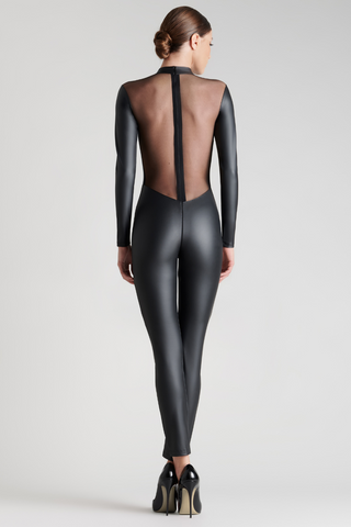 Maison Close Chambre Noire Long Sleeve Catsuit Black