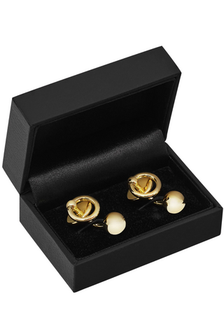 Gold Cufflinks Maison Close Chambre Noire