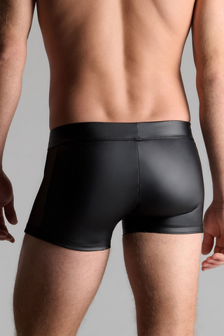 Maison Close Leather Look Men's Boxer Black Chambre Noire