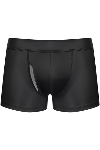 Maison Close Leather Look Men's Boxer Black Chambre Noire