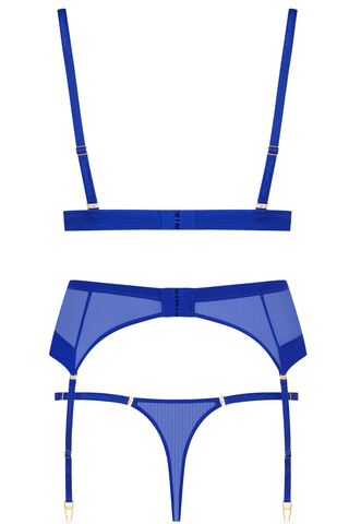 Maison Close Corps à Corps Blue Three Piece Set