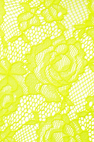 Maison Close Flashback Open Back Jumpsuit Neon Yellow