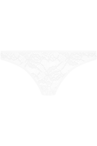 Maison Close Flashback Lace Open Mini Brief White