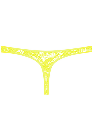 Maison Close Flashback Tanga Neon Yellow