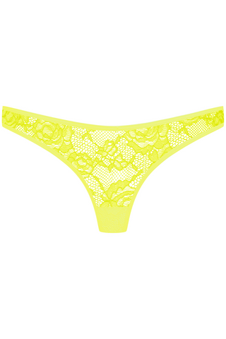 Maison Close Flashback Tanga Neon Yellow