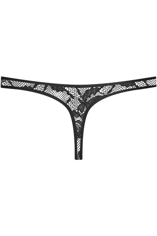 Maison Close Flashback Lace Thong Tanga Black