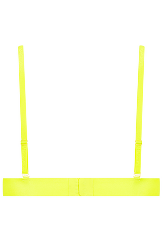 Maison Close Flashback Triangle Bra Neon Yellow