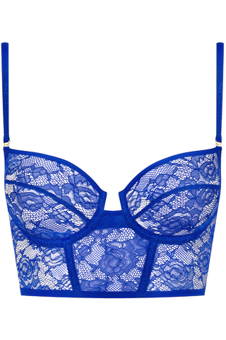 Maison Close Flashback Wire Bra Blue